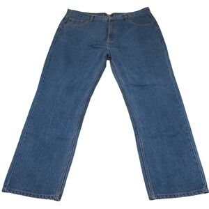 Architect Workman's Regular Fit Jeans 42x32 Blue Straight Leg Denim